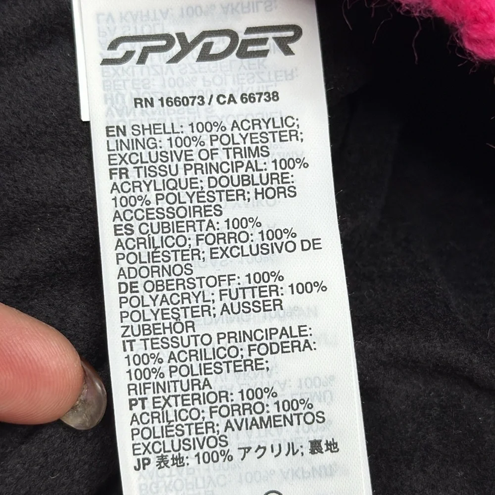 Spyder | GIRLS BRRR BERRY POM, NWT